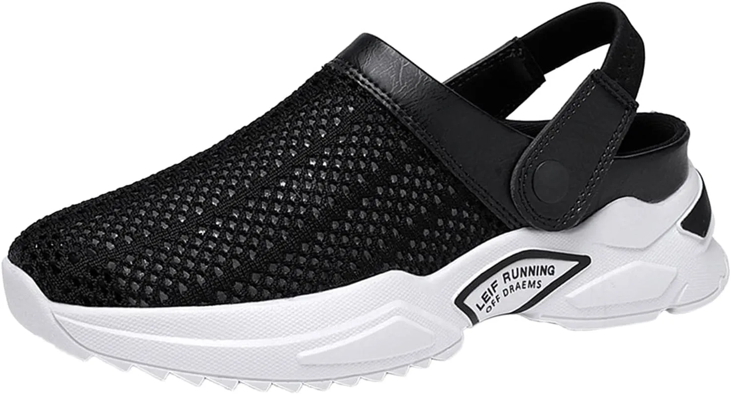 Men's Sandals Sport Recovery Athletic Walking Sandals For Man Summer Breathable Casual Closed Toe Mesh Close Toe Sandal