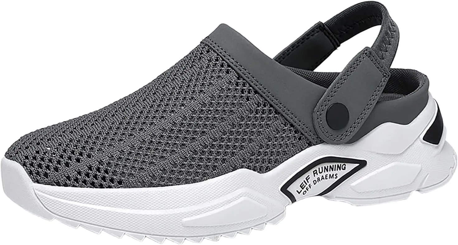 Men's Sandals Sport Recovery Athletic Walking Sandals For Man Summer Breathable Casual Closed Toe Mesh Close Toe Sandal