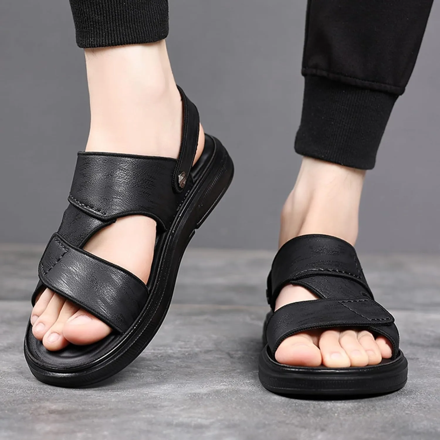 Men'S Slide Sandals Size Soft Sole Comfort Sandals Open Toe Outdoor Casual Men's Beach Men Comfortable