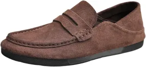Mens Slip-on Loafers Shoes Light-Weight, Soft Penny Loafers for Men Lightweight Driving Boat Shoes Men's Casual Classic Loafer Penny