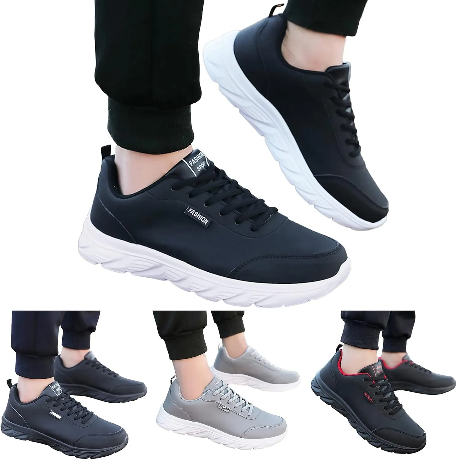 Mens Slip On Tennis Shoes Mens Running Shoes Men's Shoes Athletic Shoes for Men Casual Comfortable Sneakers Work Shoes