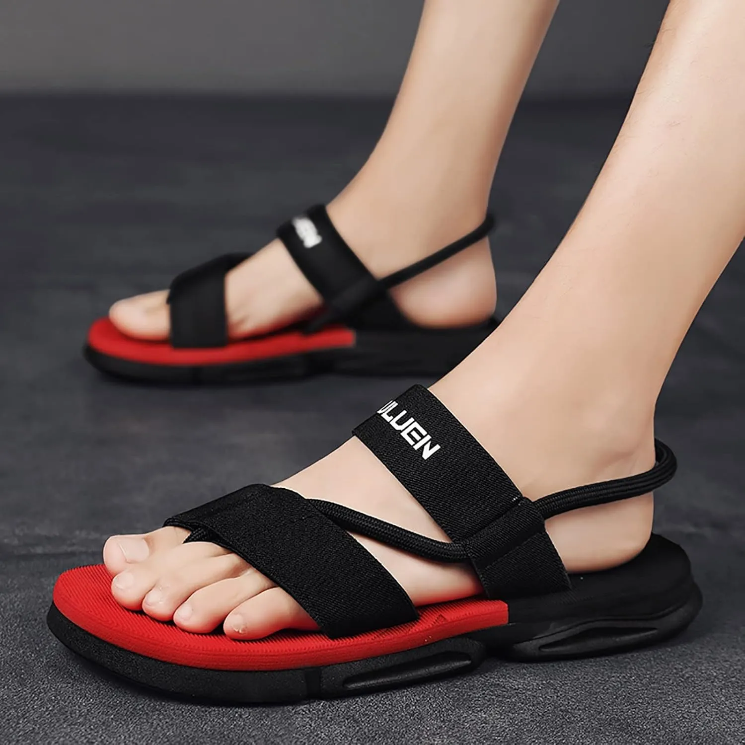 Men's Sports Hiking Sandals with Quick-dry Webbing Original Classic Beach Water Shoes with Comfort Cushion Sole Slip On Slides Summer Outdoor Indoor Beach Water Shoes Daily Work Wear Sandal