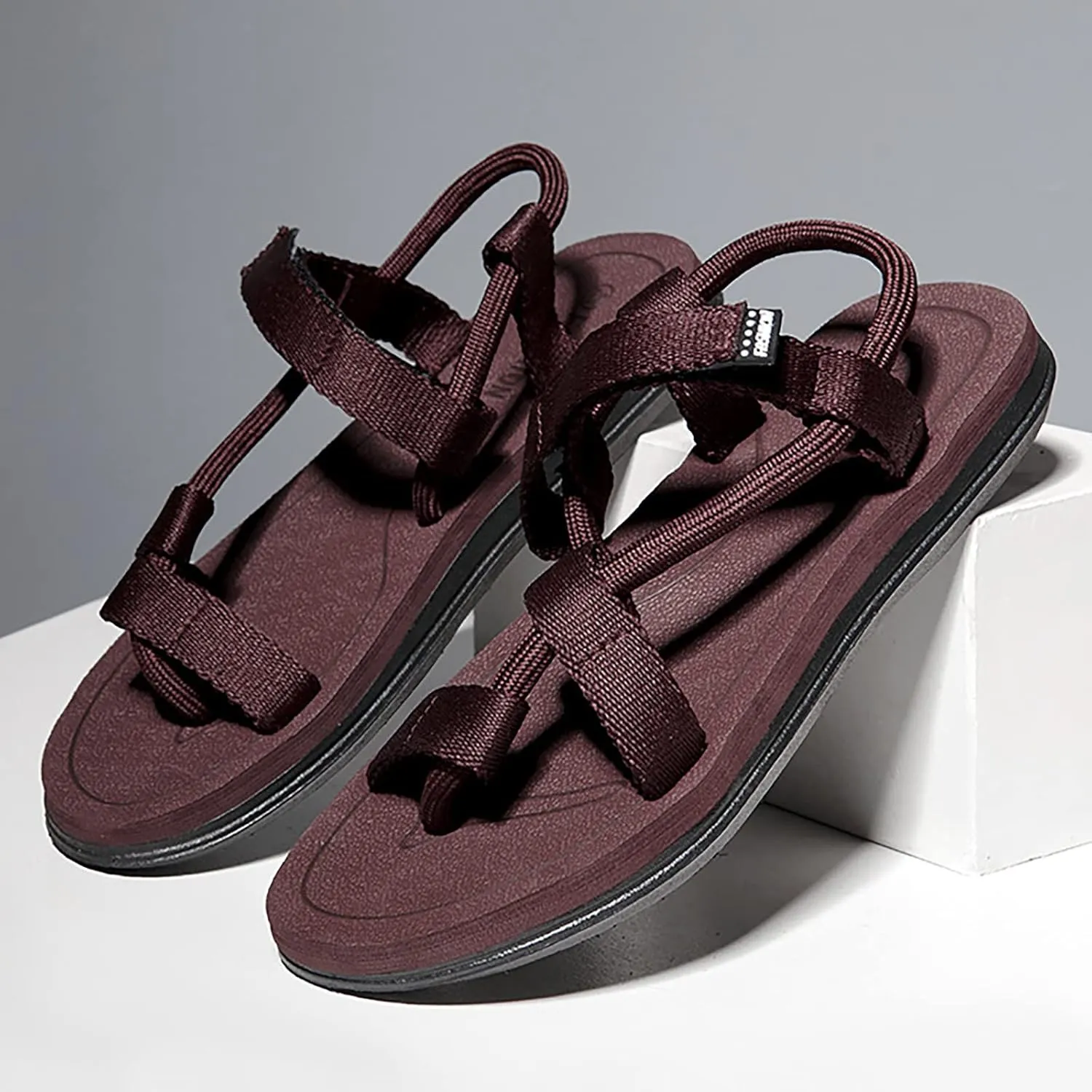Men's Sports Hiking Sandals with Quick-dry Webbing Original Classic Beach Water Shoes with Comfort Cushion Sole Slip On Slides Summer Outdoor Indoor Beach Water Shoes Daily Work Wear Sandal