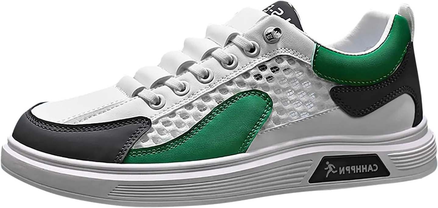 Men's Summer Breathable Mesh Casual Shoes Fashion Hollow Soft Soled Sneakers Mens Driving Shoes Casual Men Shoes Men Shoes