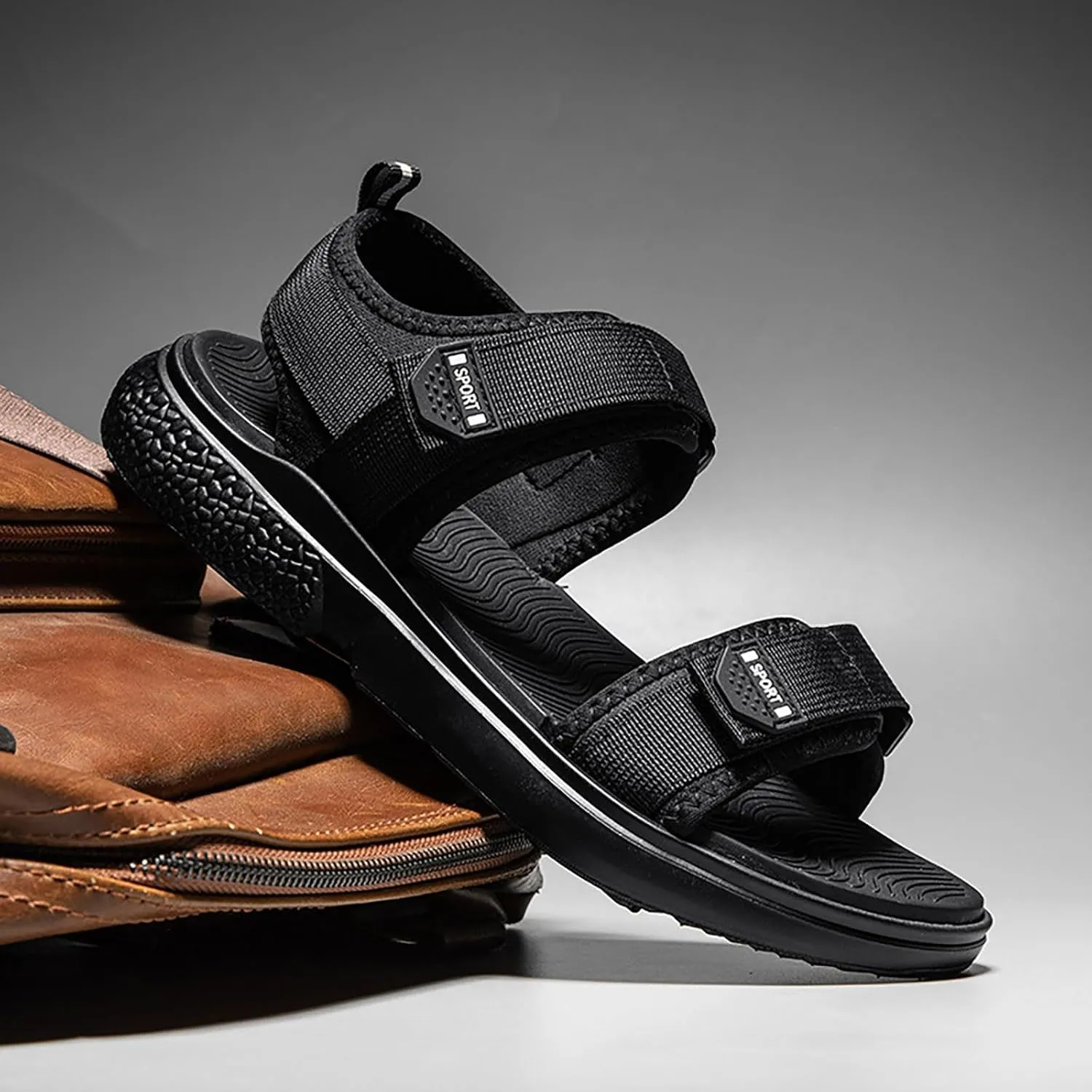 Men's Summer Outdoor Sports Casual Beach Shoes Sandals Beach Sandals for Men