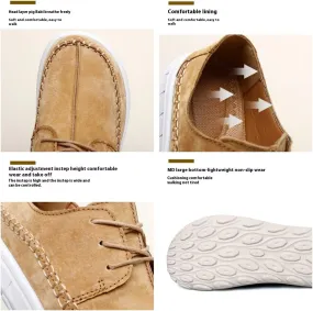 Men's Trendy Lace-Up Street Style Sneakers for Outdoor Activities - Non-Slip Durable Comfort
