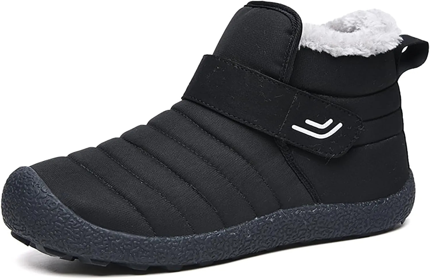 Men's Umbrella Hook Loop Platform Snow Boots Comfortable Round Toe Warm Non-Slip Tfully Fur Lined Ankle Boots Winter Casual Snow Warm Cotton Shoes