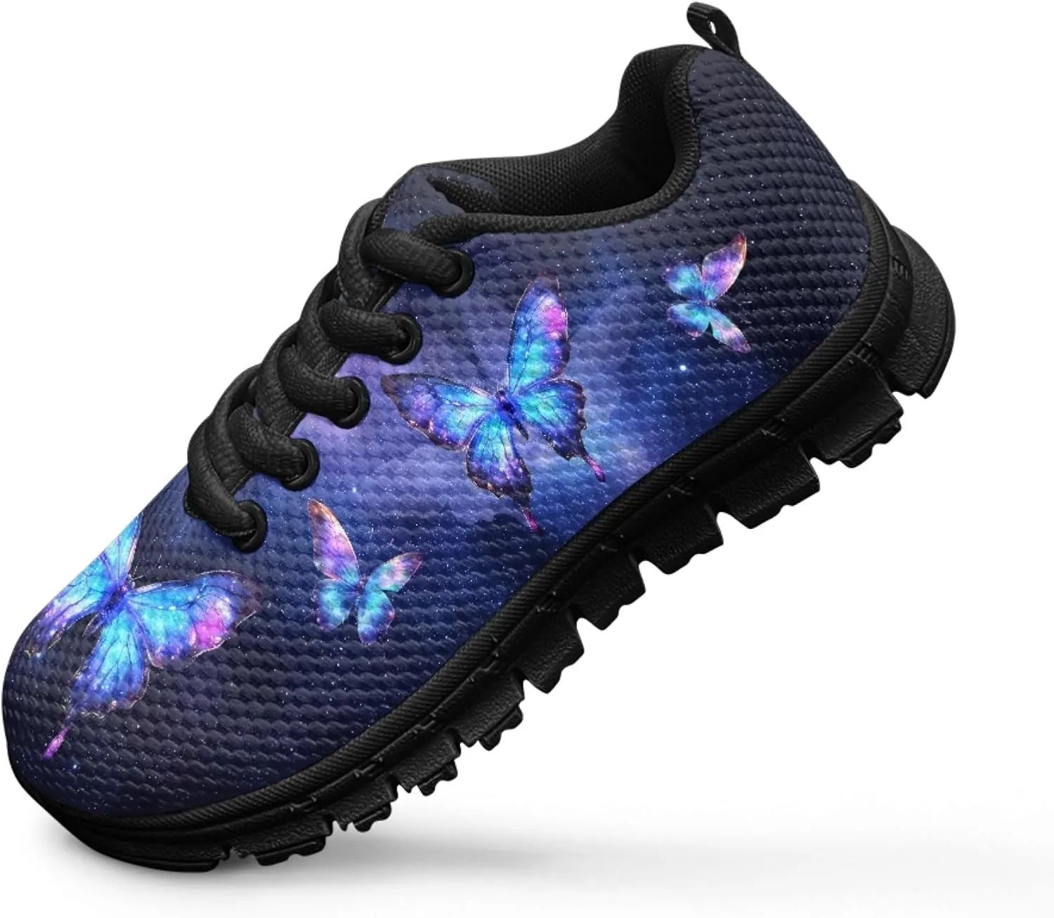 Micoklinlin Kids Sneakers Boys Girls Lightweight Lace-up Running Shoes Novelty Comfort Outdoor Jogging Tennis Sport Shoes