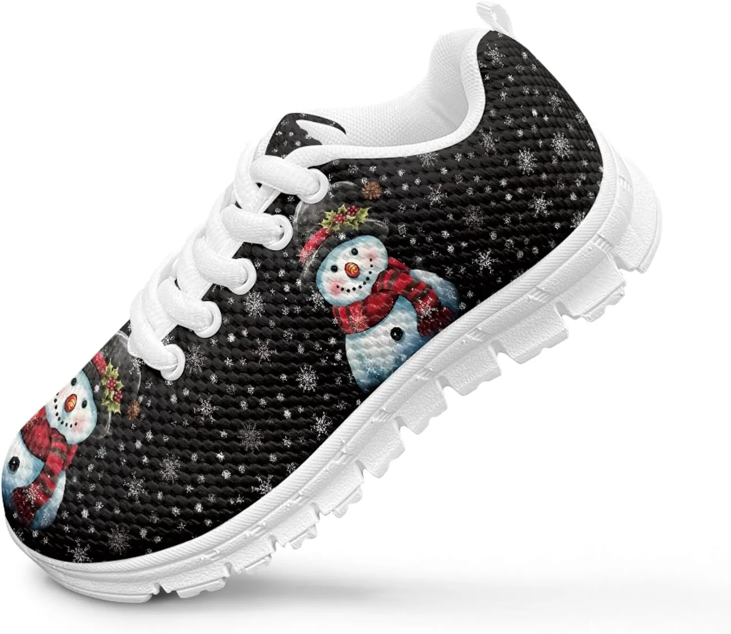 Micoklinlin Kids Sneakers Boys Girls Lightweight Lace-up Running Shoes Novelty Comfort Outdoor Jogging Tennis Sport Shoes