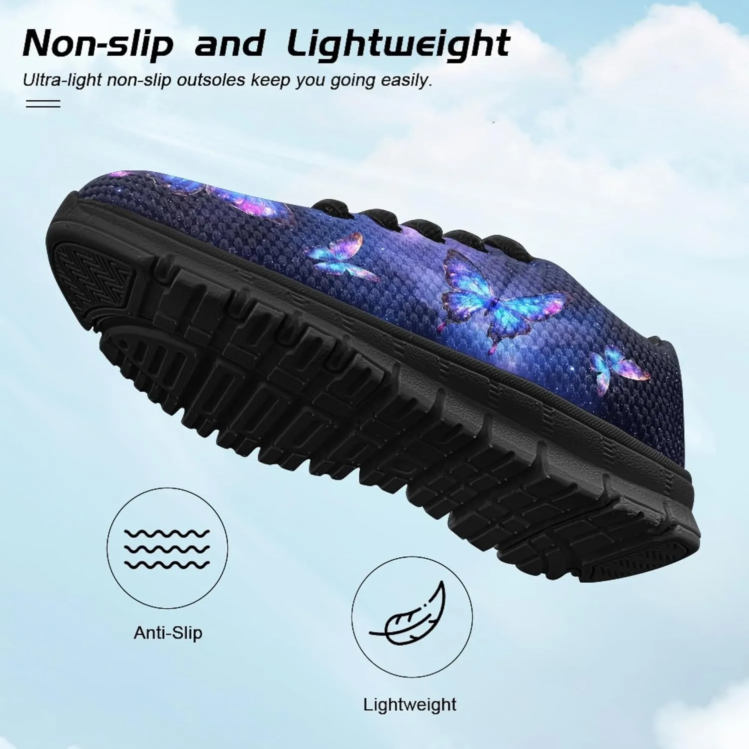 Micoklinlin Kids Sneakers Boys Girls Lightweight Lace-up Running Shoes Novelty Comfort Outdoor Jogging Tennis Sport Shoes