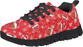 Micoklinlin Sneakers for Boys Girls Cute School Walking Shoes Anti-Slip Lace-up Jogging Shoes Outdoor Footwear for Kids