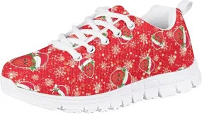 Micoklinlin Sneakers for Boys Girls Cute School Walking Shoes Anti-Slip Lace-up Jogging Shoes Outdoor Footwear for Kids
