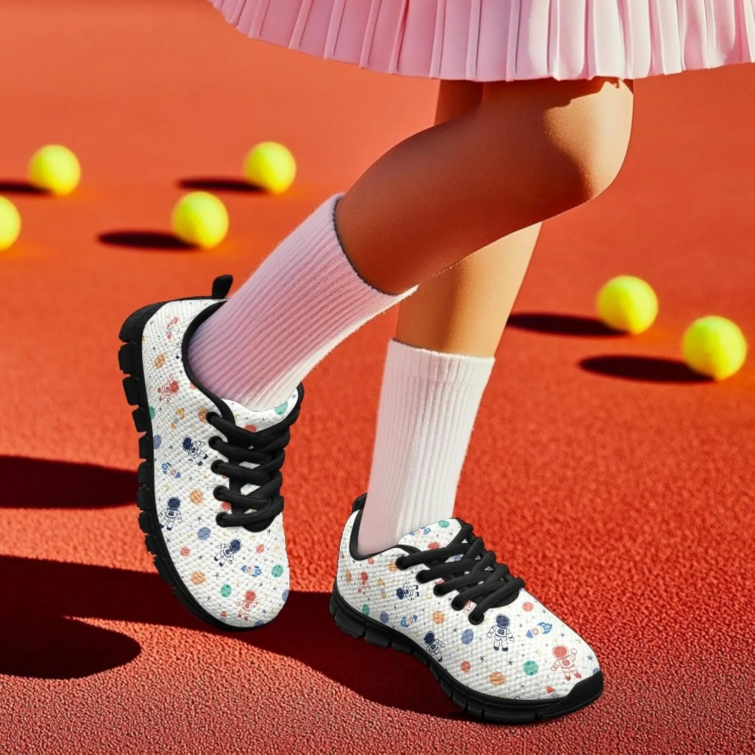 Micoklinlin Sneakers for Kids Lightweight Sport Shoes Teens Girls Boys Traiidsners Comfortable Classic Travel Walking Shoes