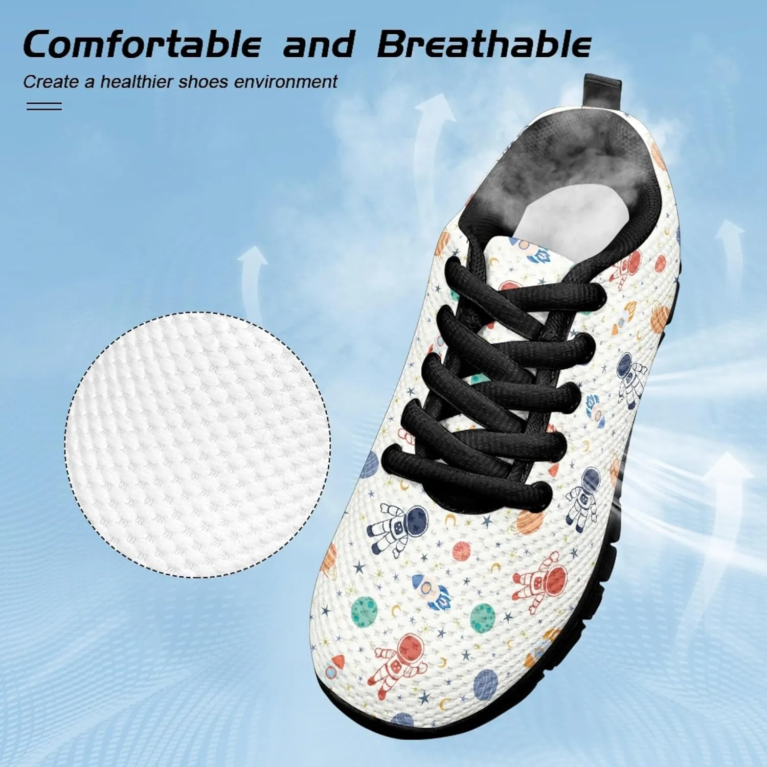 Micoklinlin Sneakers for Kids Lightweight Sport Shoes Teens Girls Boys Traiidsners Comfortable Classic Travel Walking Shoes