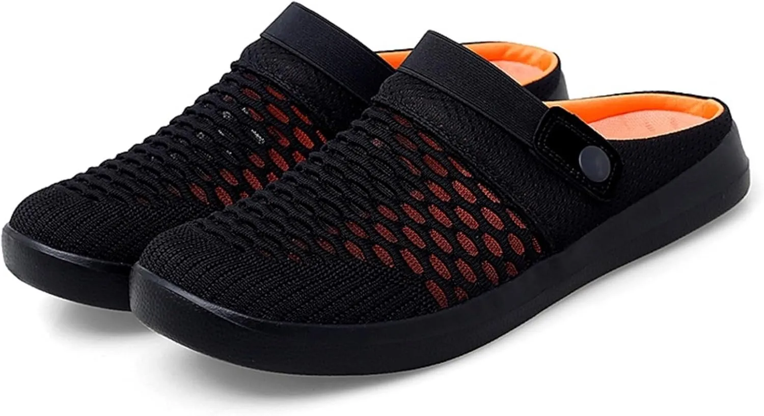 Mmoneyake Mules Clogs for Women Unisex Garden Clogs Shoes Breathable Summer Orthotic Walking Slippers Mesh Slippers Non-Slip Outdoor Beach Sandals Quick Drying Sandals Open Back Slip On Shoes