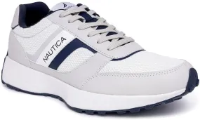 Nautica Men's Lace-Up Sneakers – Casual, Stylish, and Comfortable for Walking