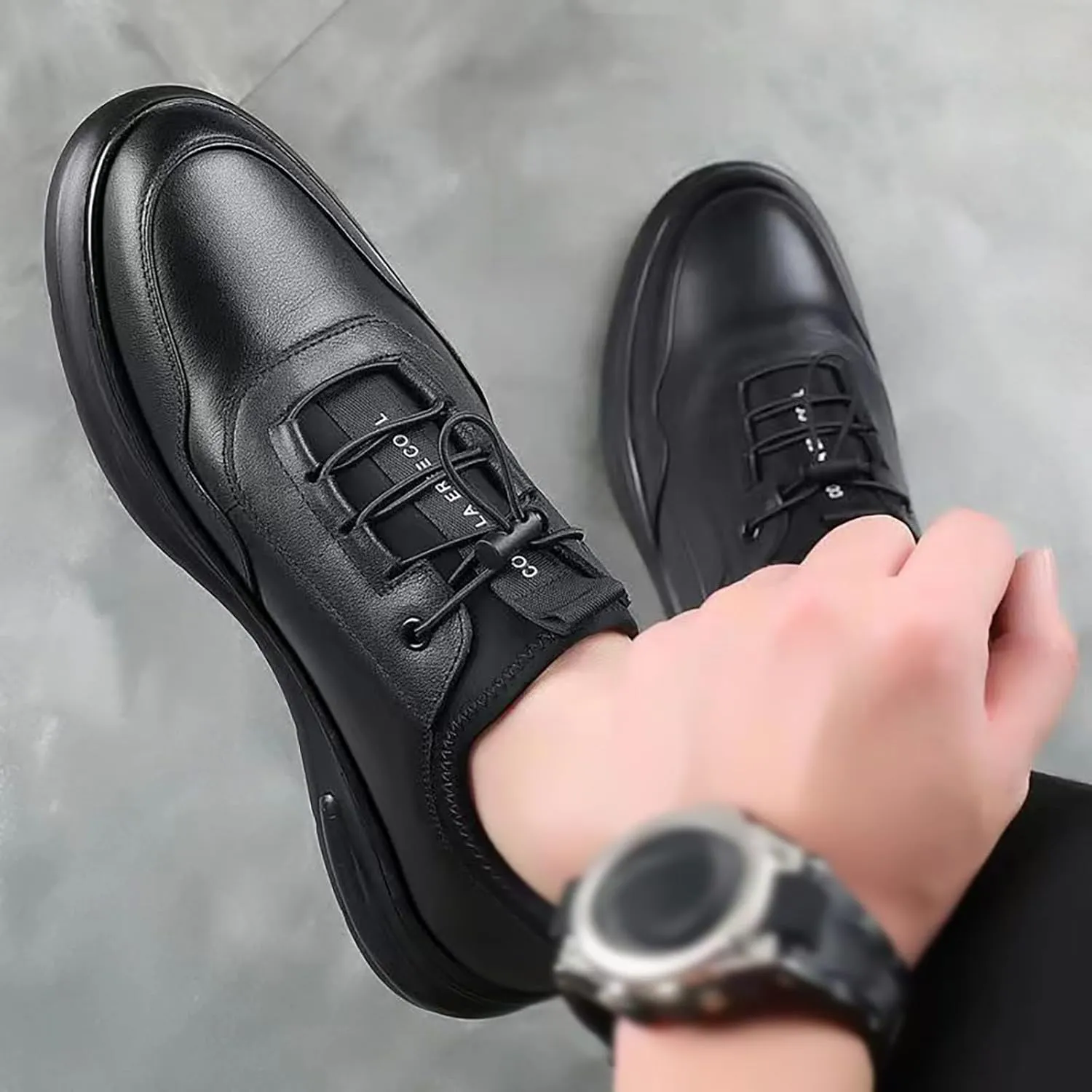 New Men's Casual Leather Shoes Sports and Breathable Spring and Autumn Foreign Trade Men's Shoes Sneaker Socks for Men Men's