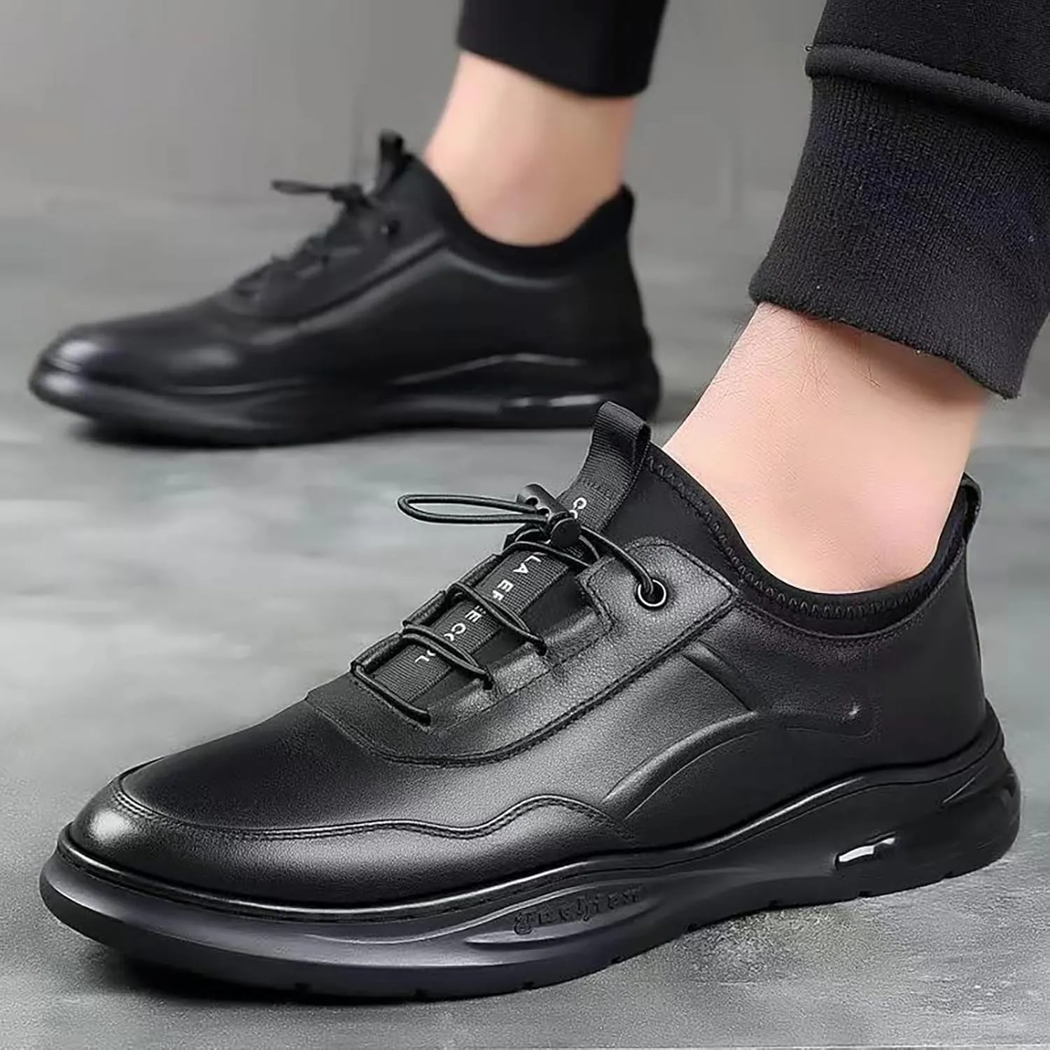 New Men's Casual Leather Shoes Sports and Breathable Spring and Autumn Foreign Trade Men's Shoes Sneaker Socks for Men Men's