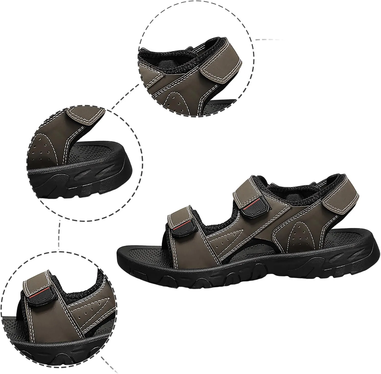 New Outdoor Water Slippers For Dad's Casual Sports Beach Shoes Men's Sandals Size 12 Slide Men's Sandals Men Shoes