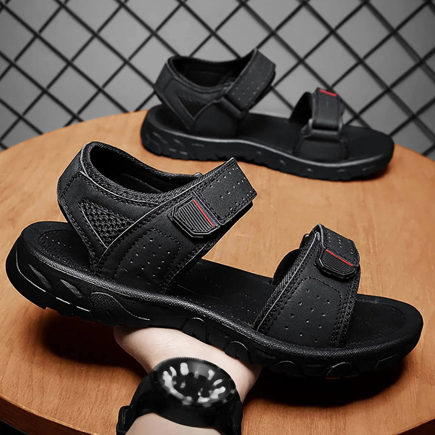 New Outdoor Water Slippers For Dad's Casual Sports Beach Shoes Men's Sandals Size 12 Slide Men's Sandals Men Shoes