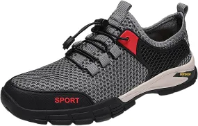 New Summer Mesh Shoes Men's Breathable Casual Shoes Sports Versatile Daily Hollow Sandals Sports Mens Sneaker Boots Water Sho