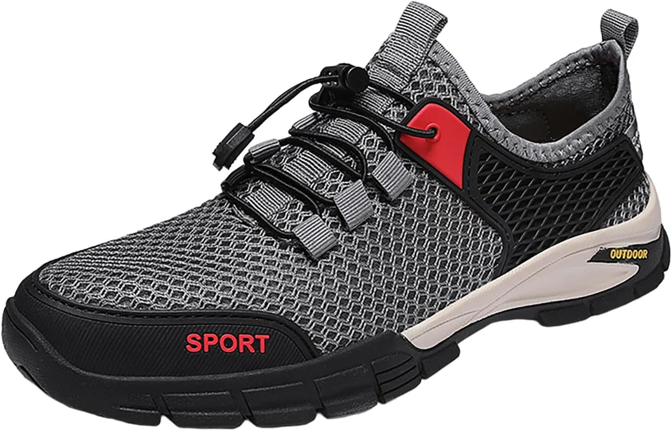 New Summer Mesh Shoes Men's Breathable Casual Shoes Sports Versatile Daily Hollow Sandals Sports Mens Sneaker Boots Water Sho