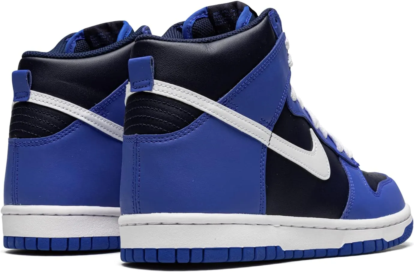 Nike Big Kid's Dunk Hi White/Midnight Navy (DH9751 100)