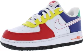 Nike Force 1 Low Lv8 Bp GS Boys Shoes Size 11, Color: University Red/White