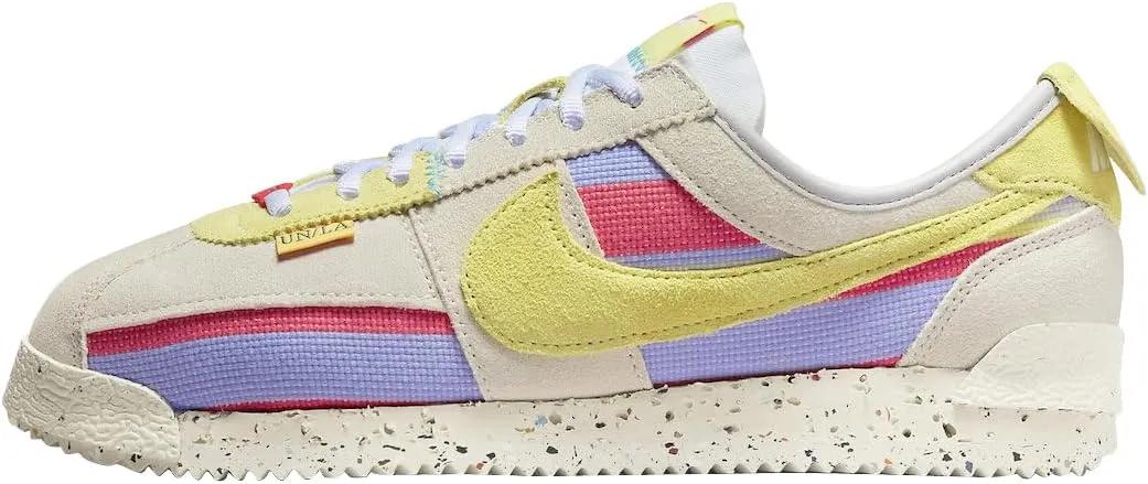Nike Men's Gymnastics Shoes Sneaker, White Lemon Frost Grey Mist Purple Pulse, 9.5