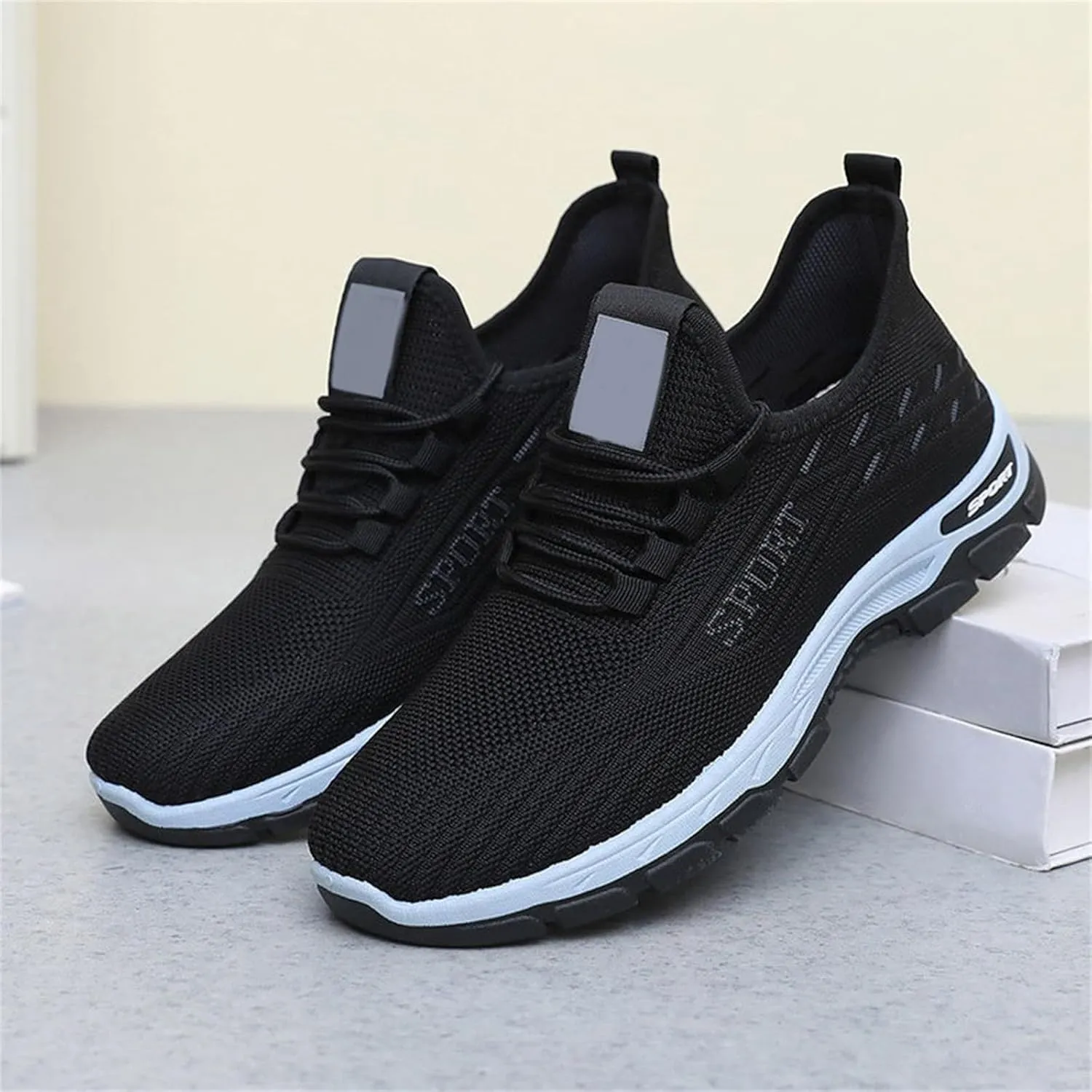 Nisza Running Shoes for Men Gym Tennis Athletic Mesh Sneakers Lightweight Sports Fashion Breathable Casual Shoes