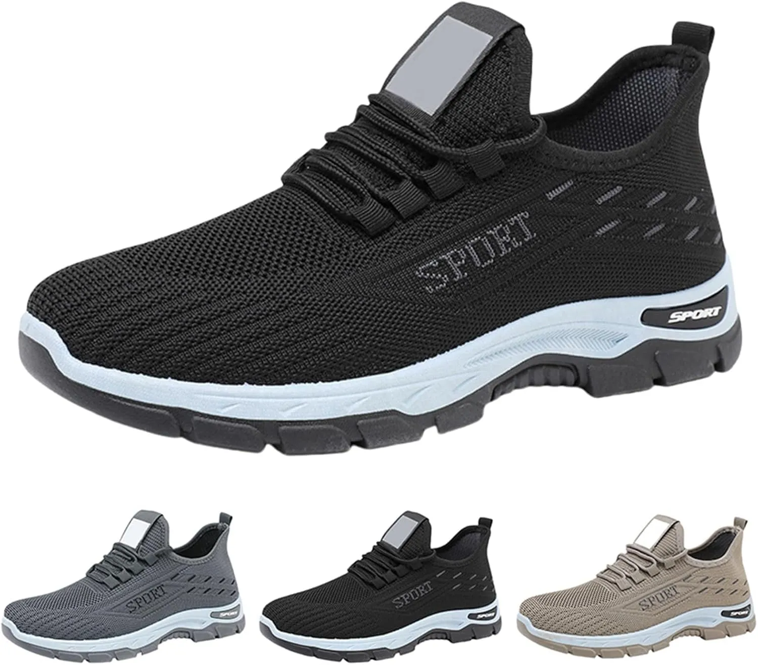 Nisza Running Shoes for Men Gym Tennis Athletic Mesh Sneakers Lightweight Sports Fashion Breathable Casual Shoes