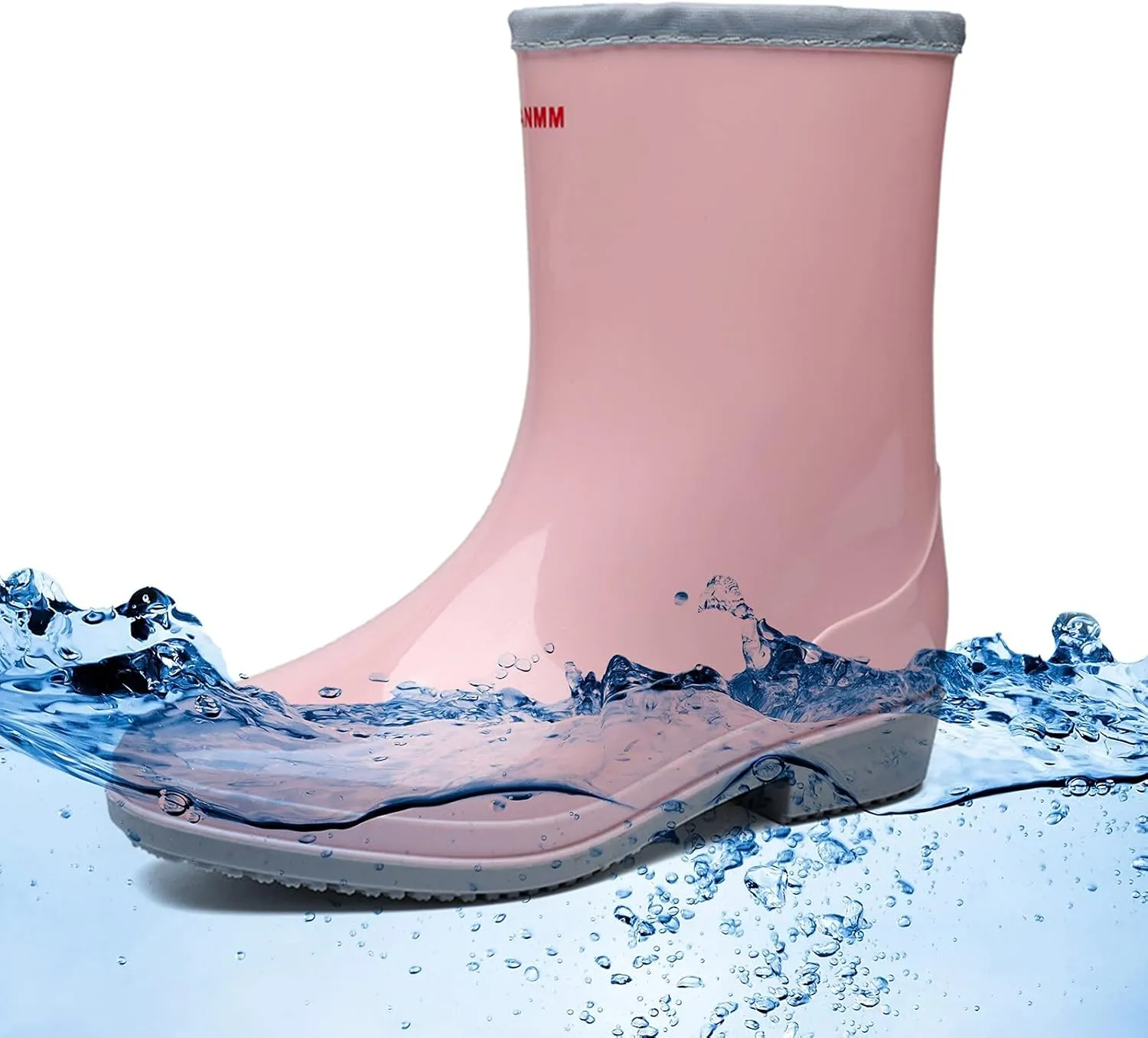 NLOMOCT Rain Boots for Women Mid Calf Mid Calf Rain Boots Waterproof Rubber Boots Short Garden Shoes Ankle Rain Shoes Outdoor