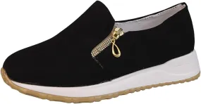 Orthopedic Diabetic Shoes for Women Slip On Walking Sneakers with Arch Support Comfortable Casual Loafers Plantar Fasciitis Foot Pain Relief