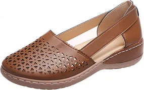 Orthopedic Sandals for Women Fisherman Sandals Closed Toe Sandal Wedge Dressy Comfortable Shoes Mesh Wedge Slip-Ons with Arch Support Platform Slip on Loafers 2025