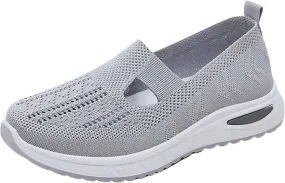 Orthopedic Shoes for Women Woven Orthopedic Running Shoes for Men Flat Feet Casual Slip On Shoes White Sneakers Brown Tennis Shoe Casual Loafers