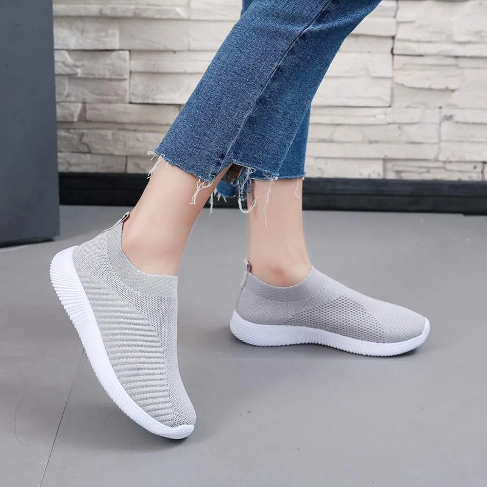 Orthopedic Slip On Casual Shoes for Women Walking Sneakers with Arch Support Comfortable Loafers Plantar Fasciitis Relief Foot Pain Diabetic Feet
