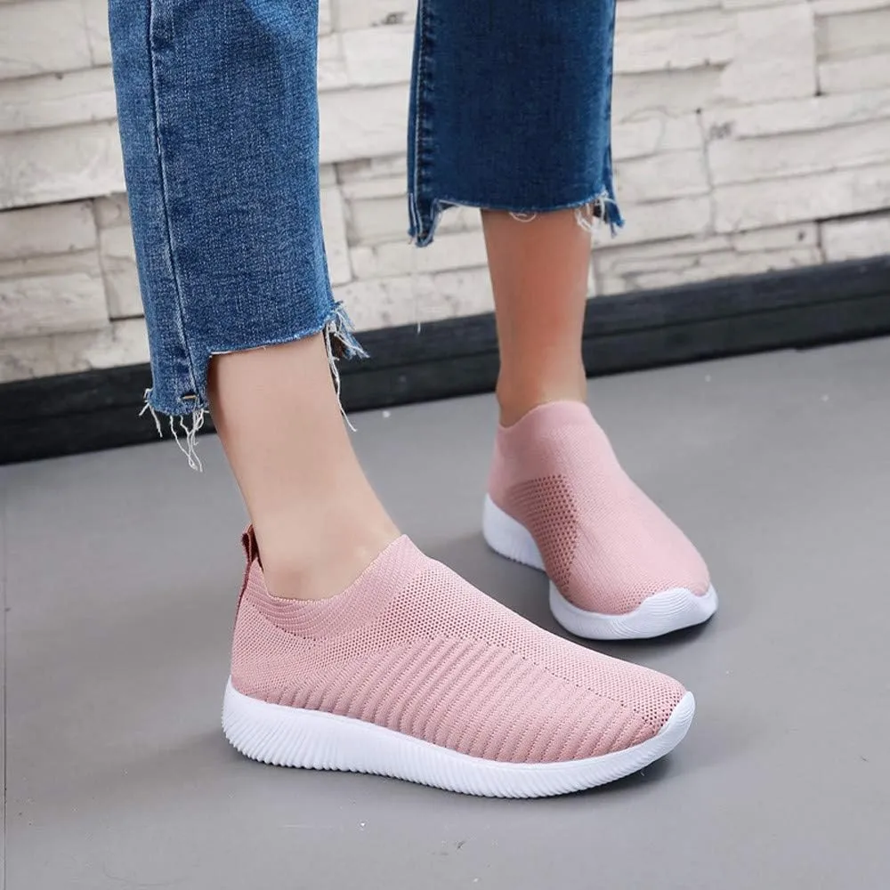 Orthopedic Slip On Casual Shoes for Women Walking Sneakers with Arch Support Comfortable Loafers Plantar Fasciitis Relief Foot Pain Diabetic Feet