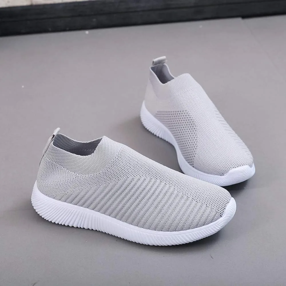 Orthopedic Slip On Casual Shoes for Women Walking Sneakers with Arch Support Comfortable Loafers Plantar Fasciitis Relief Foot Pain Diabetic Feet