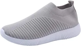 Orthopedic Slip On Casual Shoes for Women Walking Sneakers with Arch Support Comfortable Loafers Plantar Fasciitis Relief Foot Pain Diabetic Feet