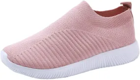 Orthopedic Slip On Casual Shoes for Women Walking Sneakers with Arch Support Comfortable Loafers Plantar Fasciitis Relief Foot Pain Diabetic Feet