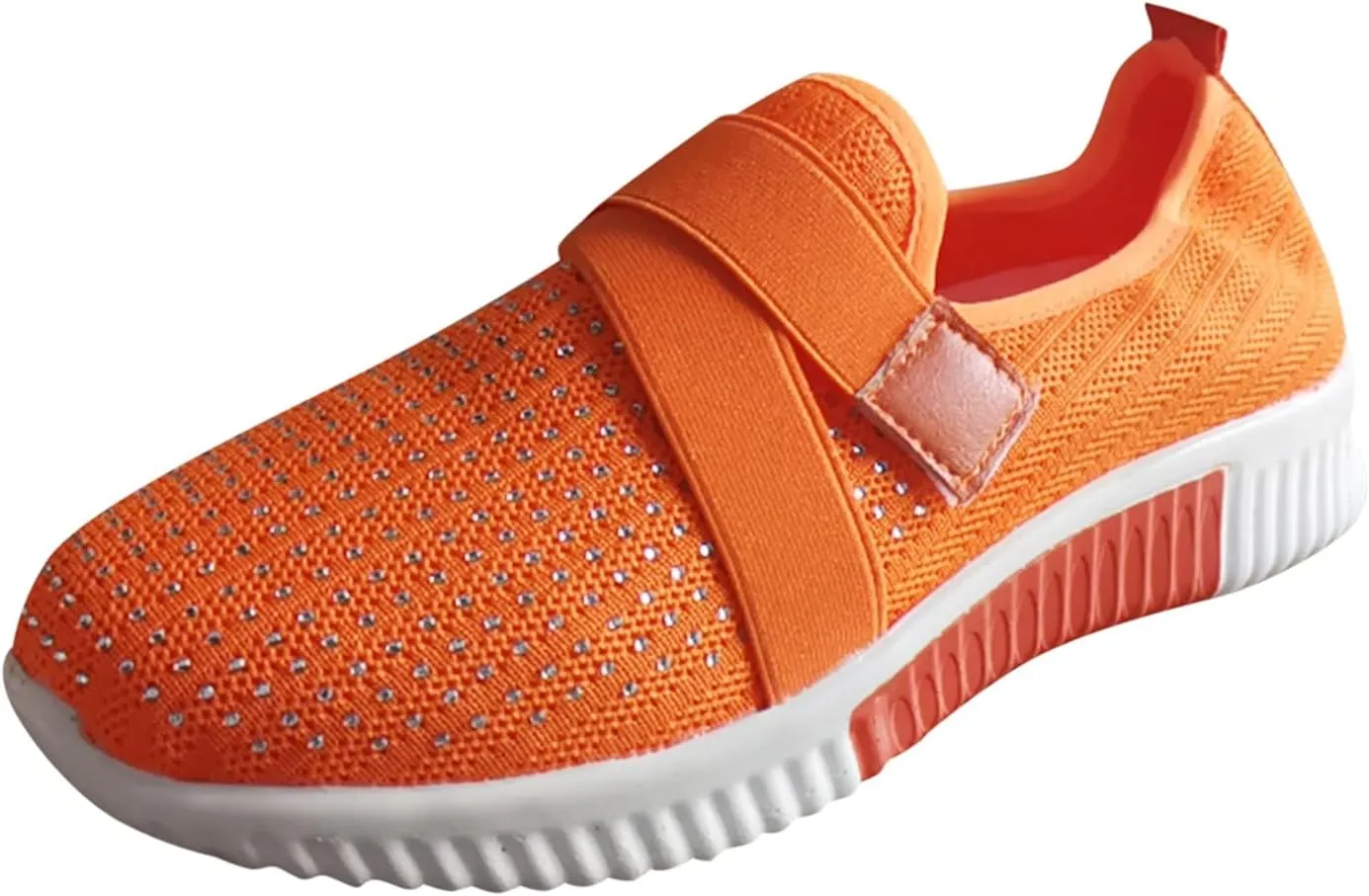 Orthopedic Sneakers for Women Slip On Walking Shoes with Arch Support Comfortable Casual Loafers Plantar Fasciitis Relief Foot Pain Diabetic Swollen Feet