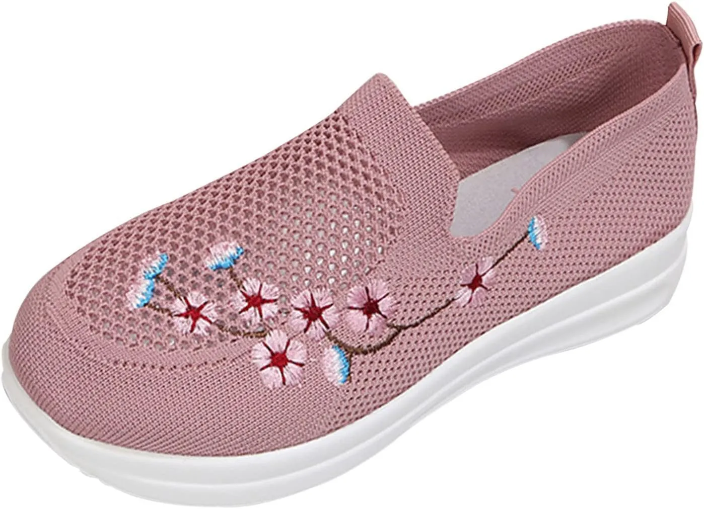 Orthopedic Sneakers for Women Slip On Walking Shoes with Arch Support Comfortable Casual Loafers Plantar Fasciitis Relief Foot Pain Diabetic Swollen Feet