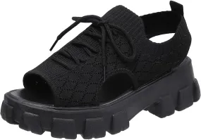 Platform Sandals for Women Comfortable Orthopedic Sandals Summer Casual Flatform Platform Wedge Slides for Women