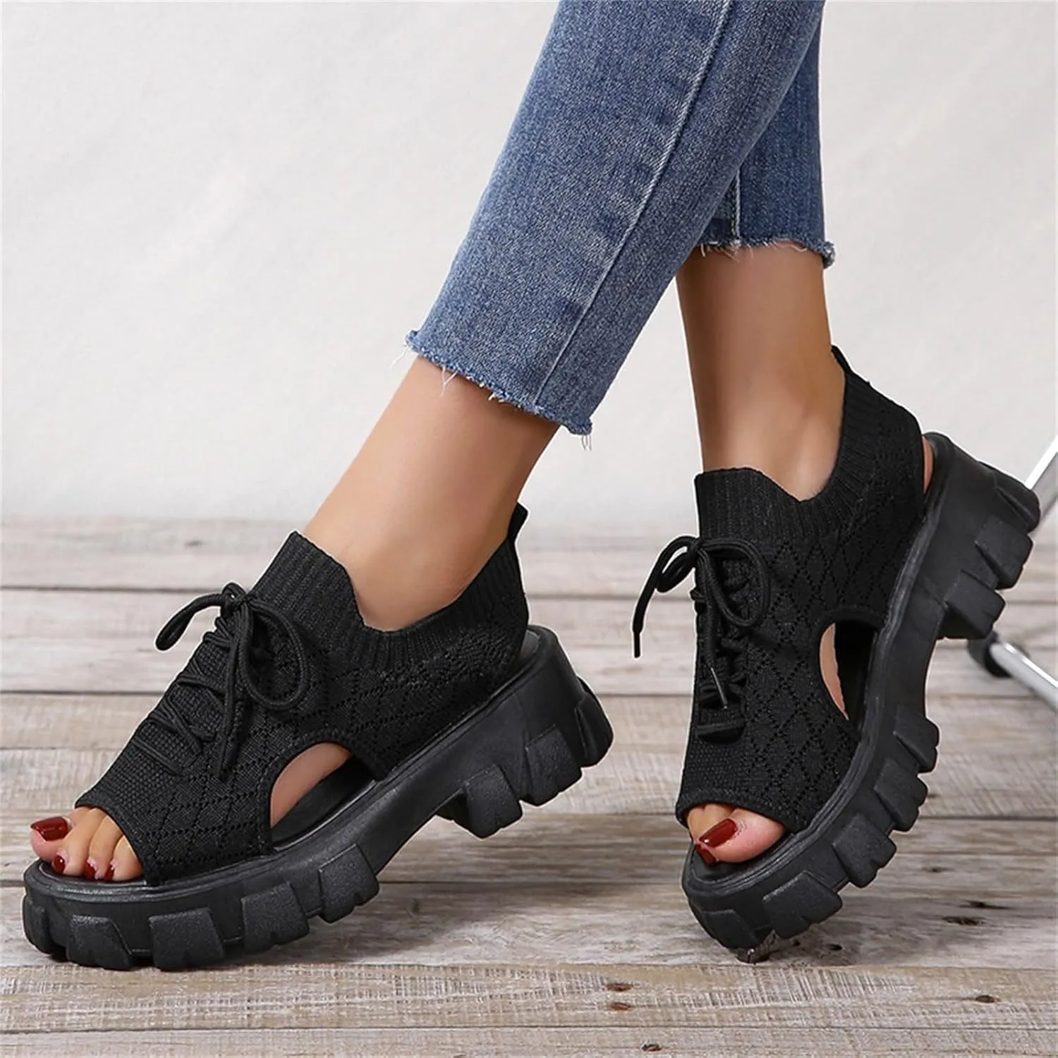 Platform Sandals for Women Comfortable Orthopedic Sandals Summer Casual Flatform Platform Wedge Slides for Women
