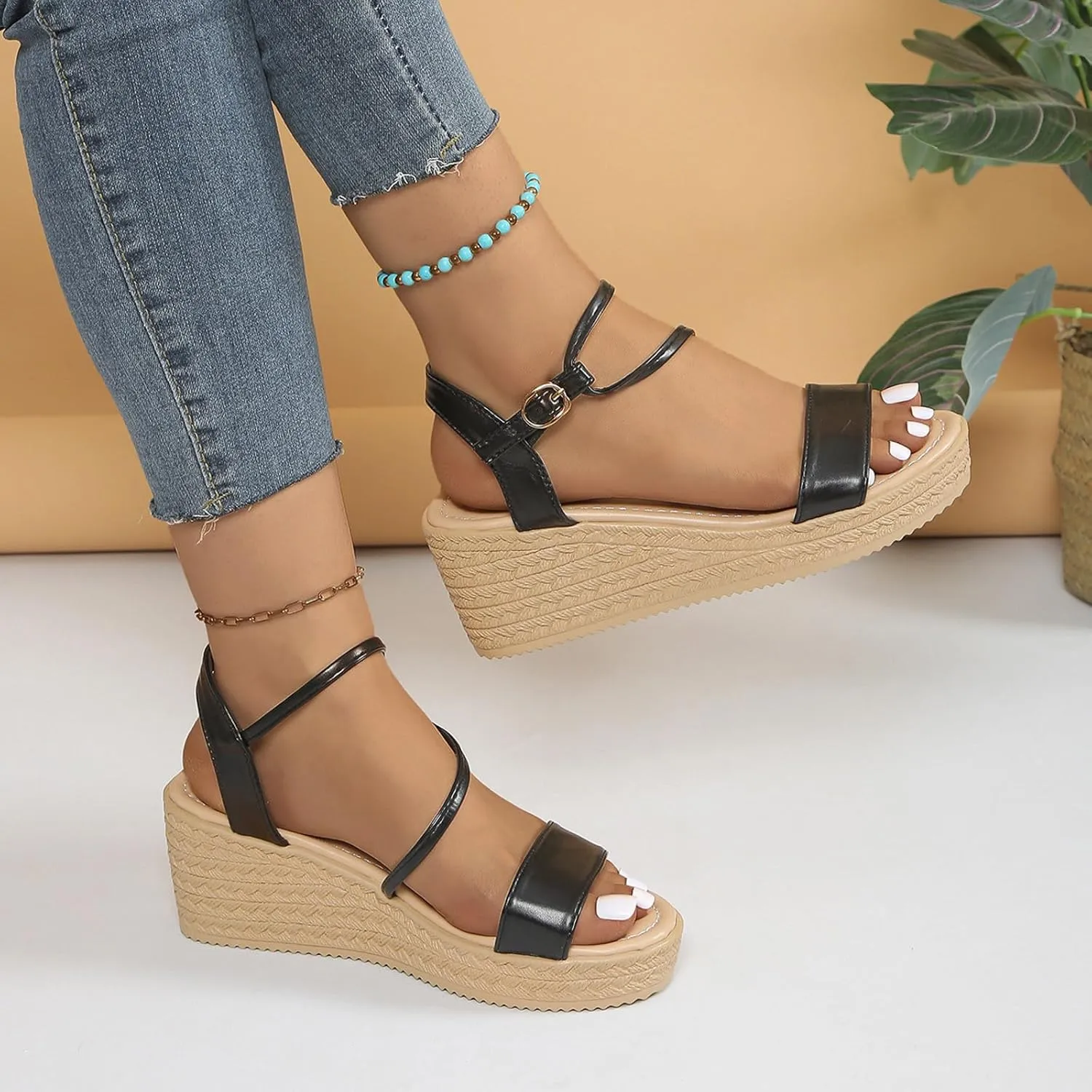 Platform Sandals for Women Platform Wedge Sandals Summer Shoes Women's Casual Summer Women Wedge Heels Shoes