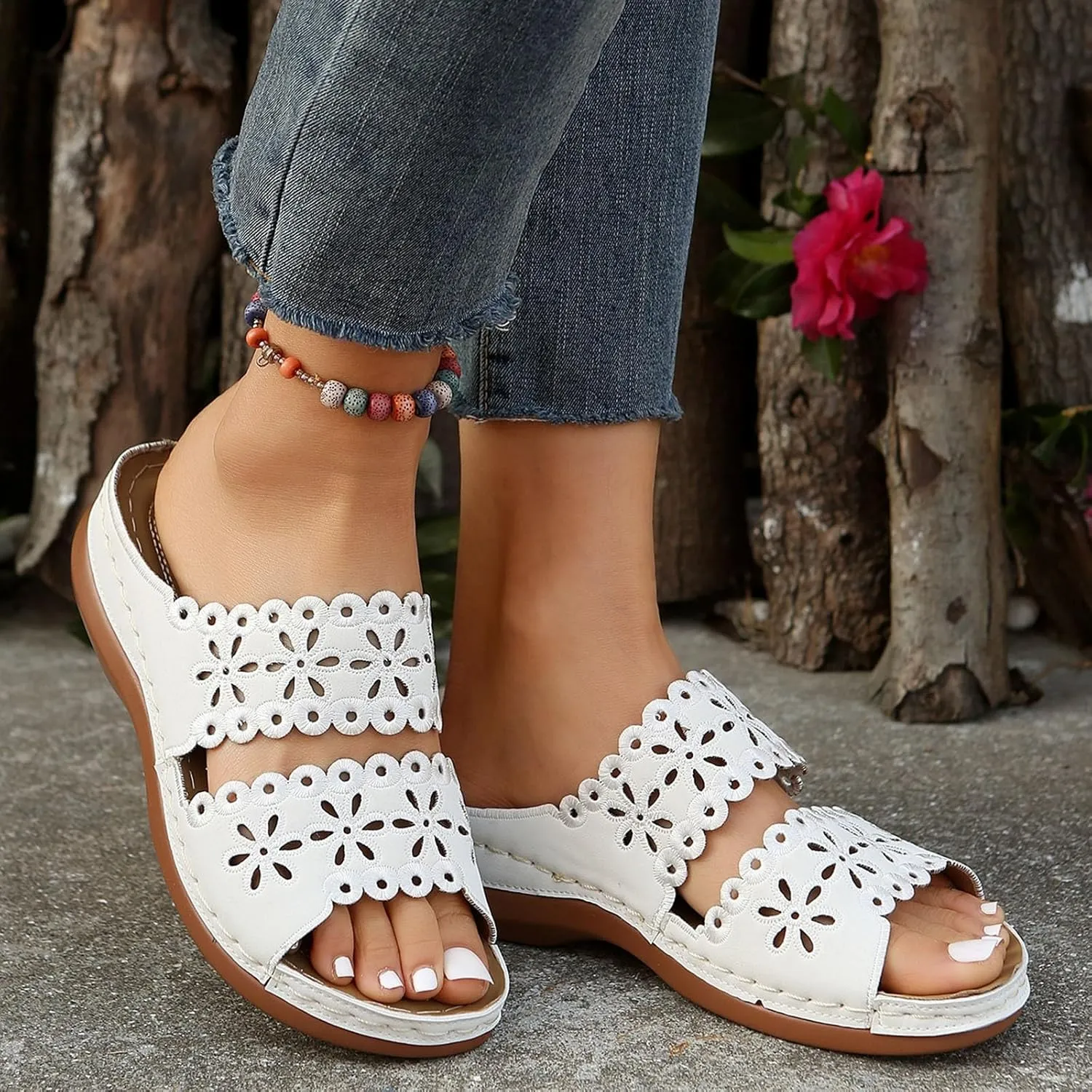 Platform Sandals for Women Sandals for Women Wedge Shoes Summer Platform Comfortable Low Wedges Womens Sandal