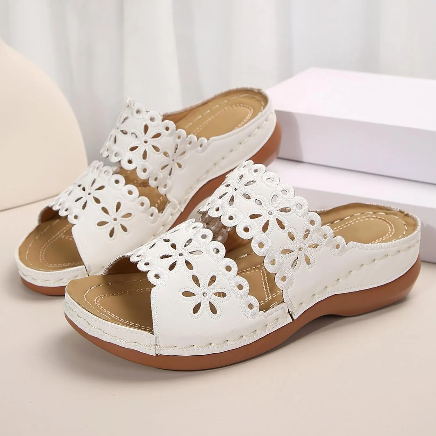 Platform Sandals for Women Sandals for Women Wedge Shoes Summer Platform Comfortable Low Wedges Womens Sandal