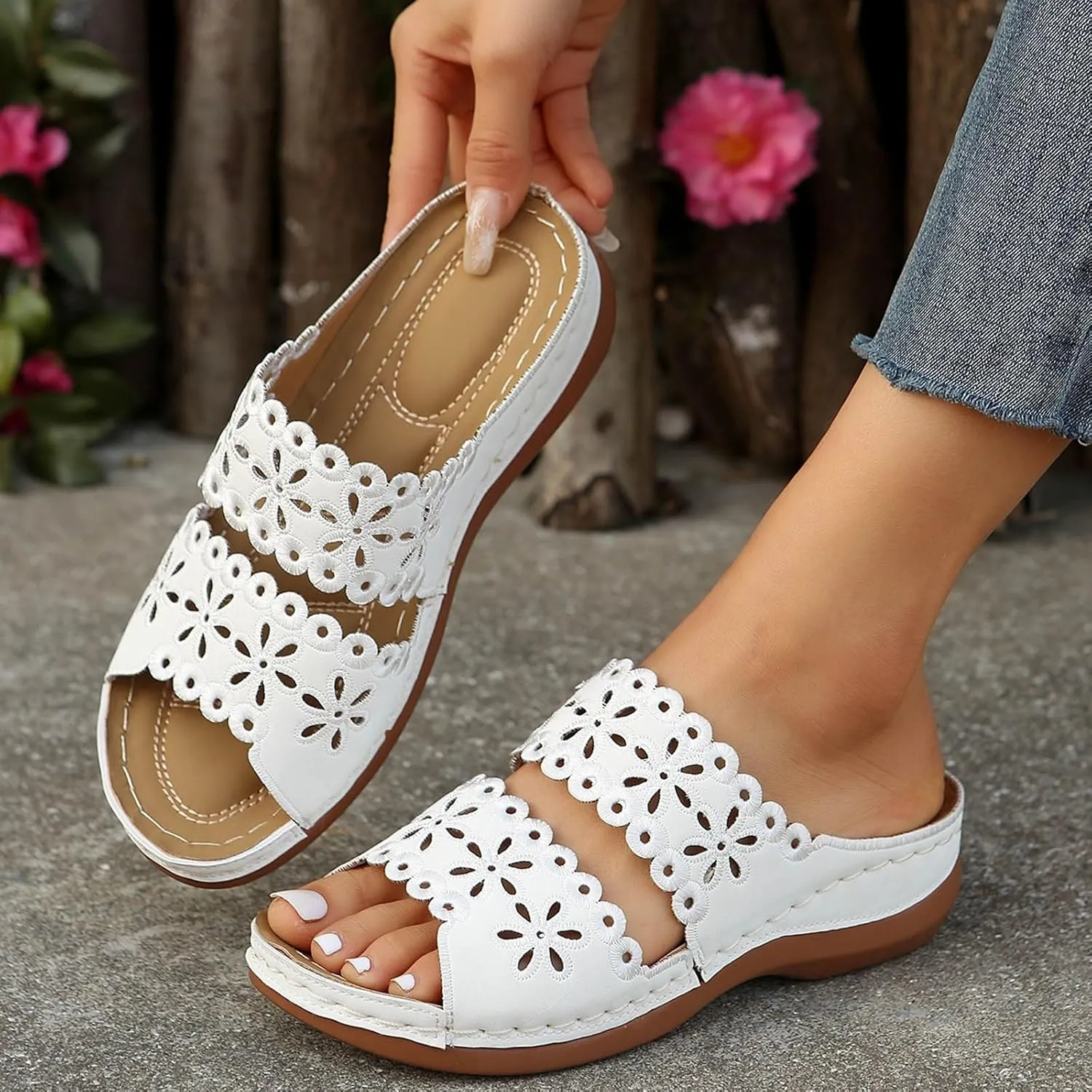 Platform Sandals for Women Sandals for Women Wedge Shoes Summer Platform Comfortable Low Wedges Womens Sandal