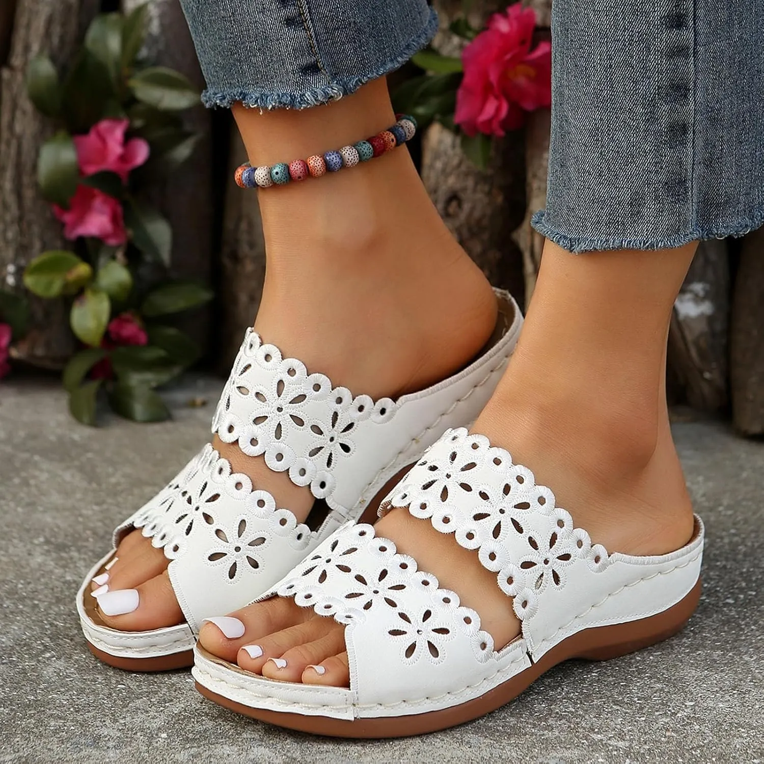 Platform Sandals for Women Sandals for Women Wedge Shoes Summer Platform Comfortable Low Wedges Womens Sandal