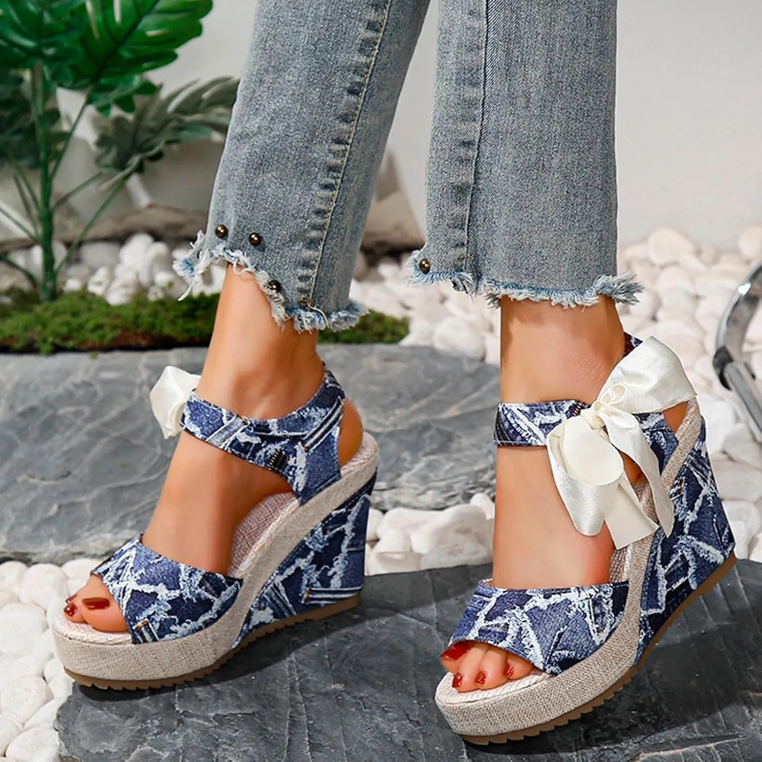 Platform Sandals for Women Womens Dressy Summer Wedge Shoes Summer Platform Comfortable Low Wedges Womens Sandal